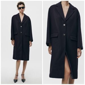 ZARA OVERSIZED WOOL BLEND COAT ZW COLLECTION